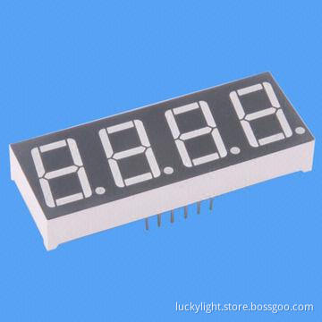 4-digit 0.56-inch Quadruple Digit Display, High-luminous Intensity Output